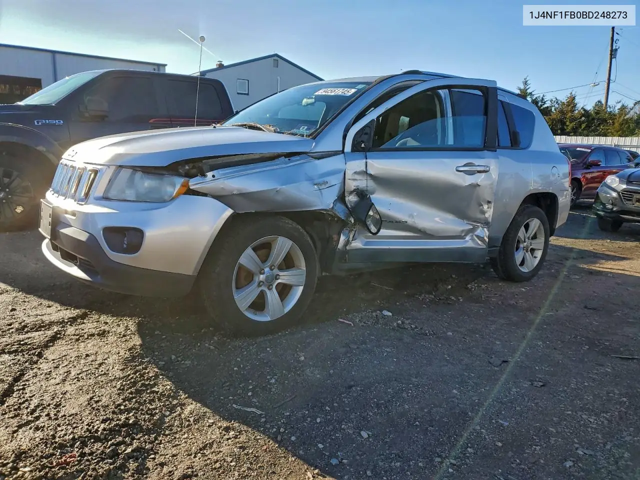 1J4NF1FB0BD248273 2011 Jeep Compass Sport
