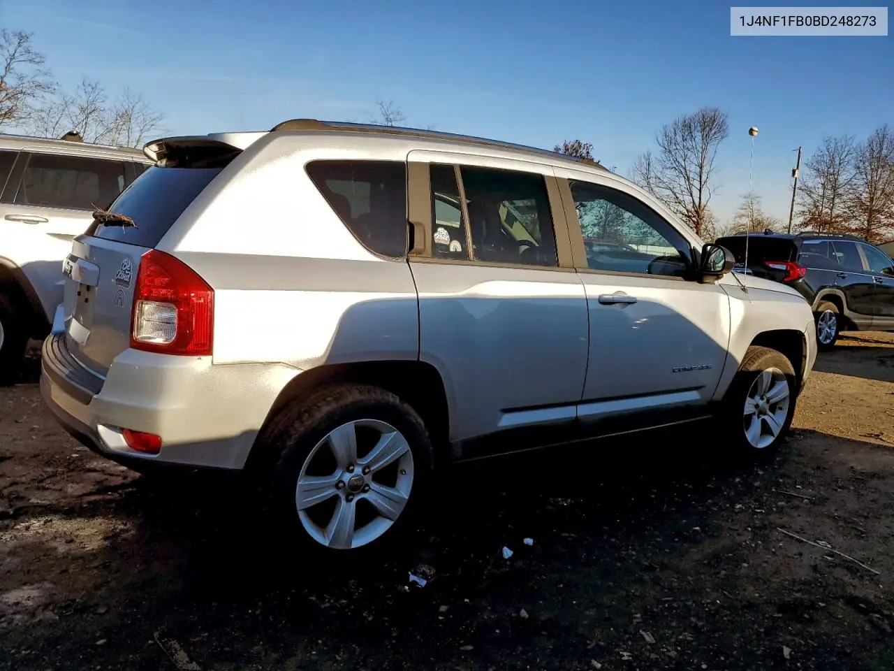 1J4NF1FB0BD248273 2011 Jeep Compass Sport