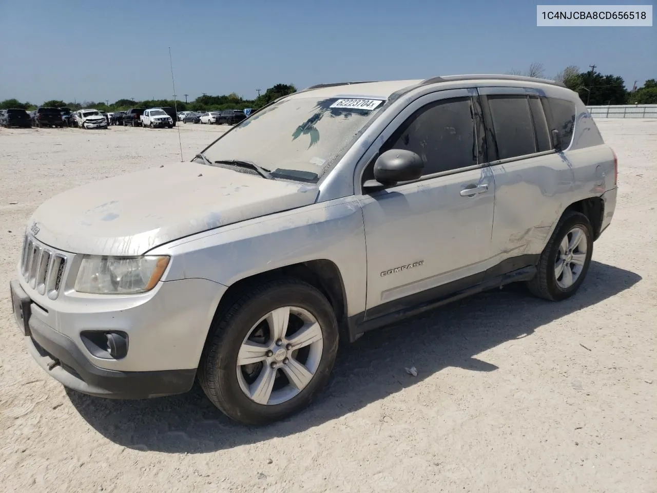 2012 Jeep Compass Sport VIN: 1C4NJCBA8CD656518 Lot: 62223704