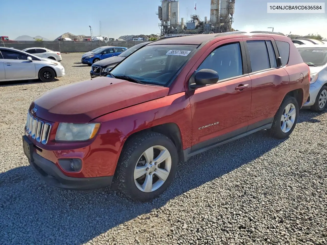 1C4NJCBA9CD636584 2012 Jeep Compass Sport