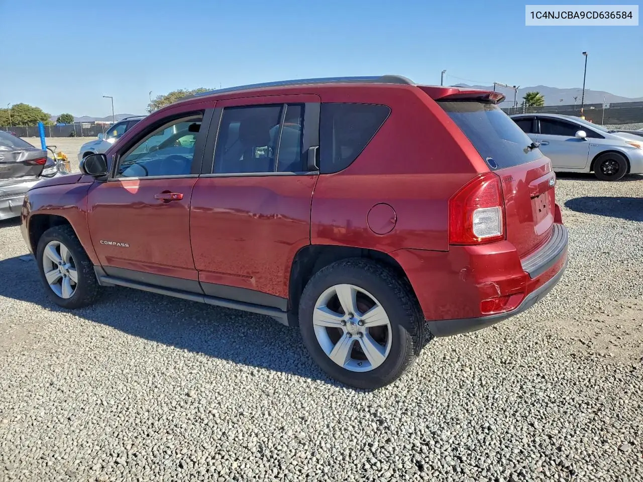 1C4NJCBA9CD636584 2012 Jeep Compass Sport