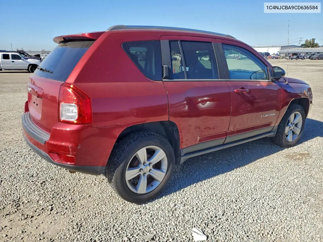 1C4NJCBA9CD636584 2012 Jeep Compass Sport