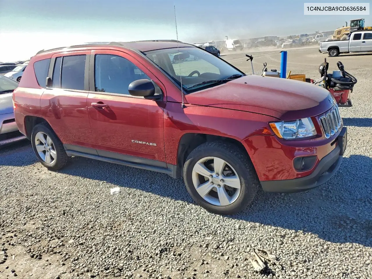 1C4NJCBA9CD636584 2012 Jeep Compass Sport