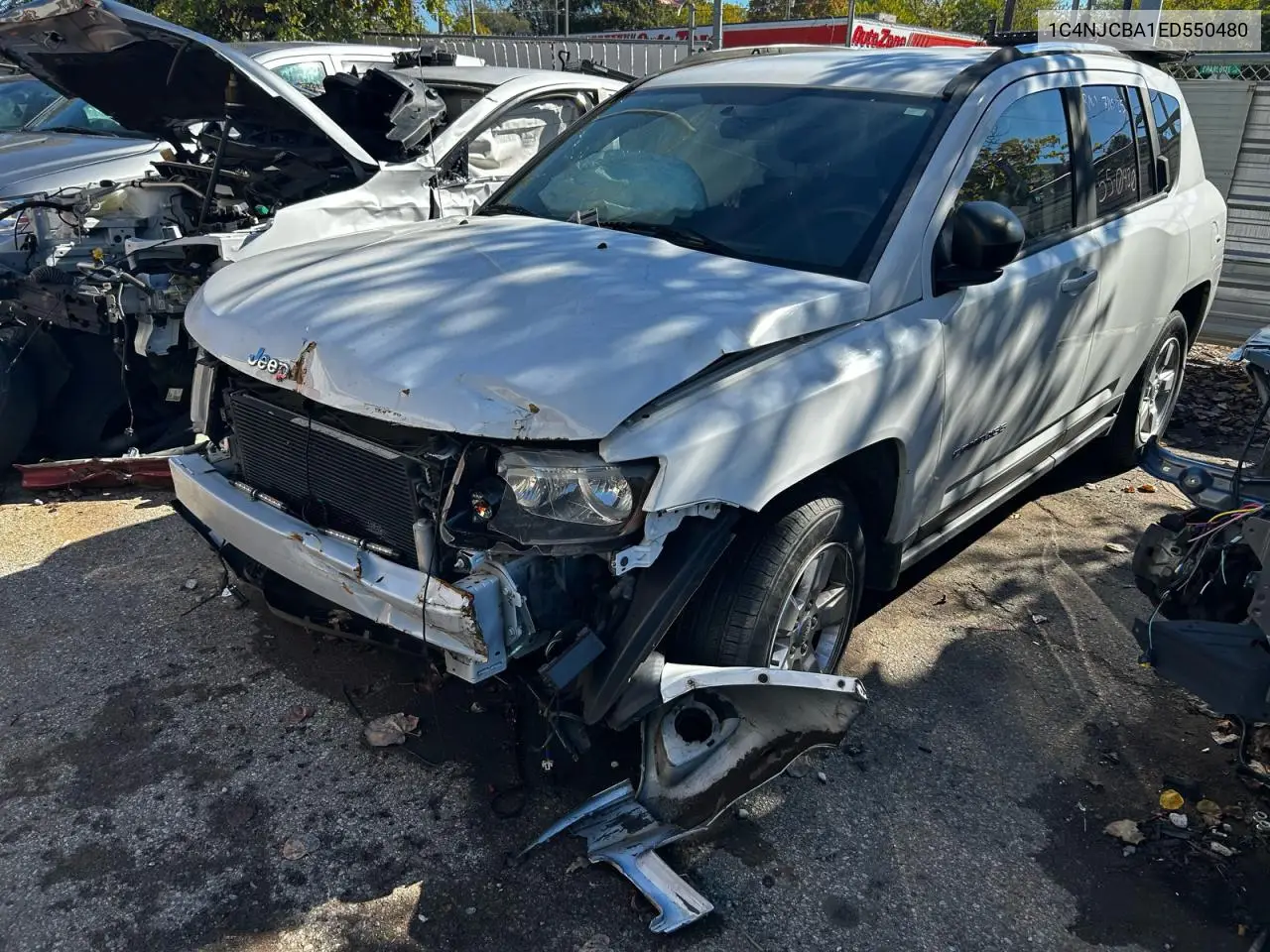 1C4NJCBA1ED550480 2014 Jeep Compass Sport