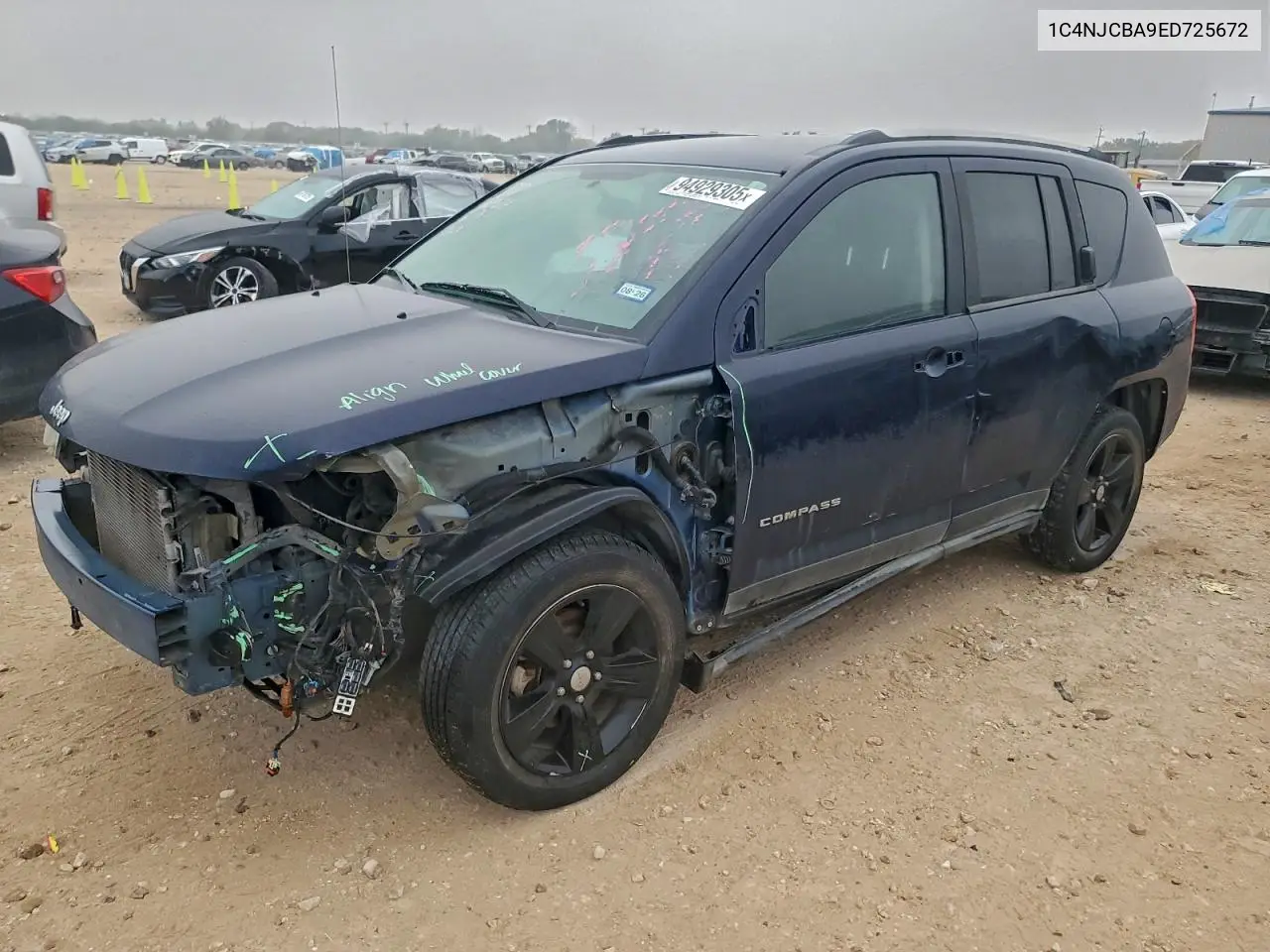 1C4NJCBA9ED725672 2014 Jeep Compass Sport