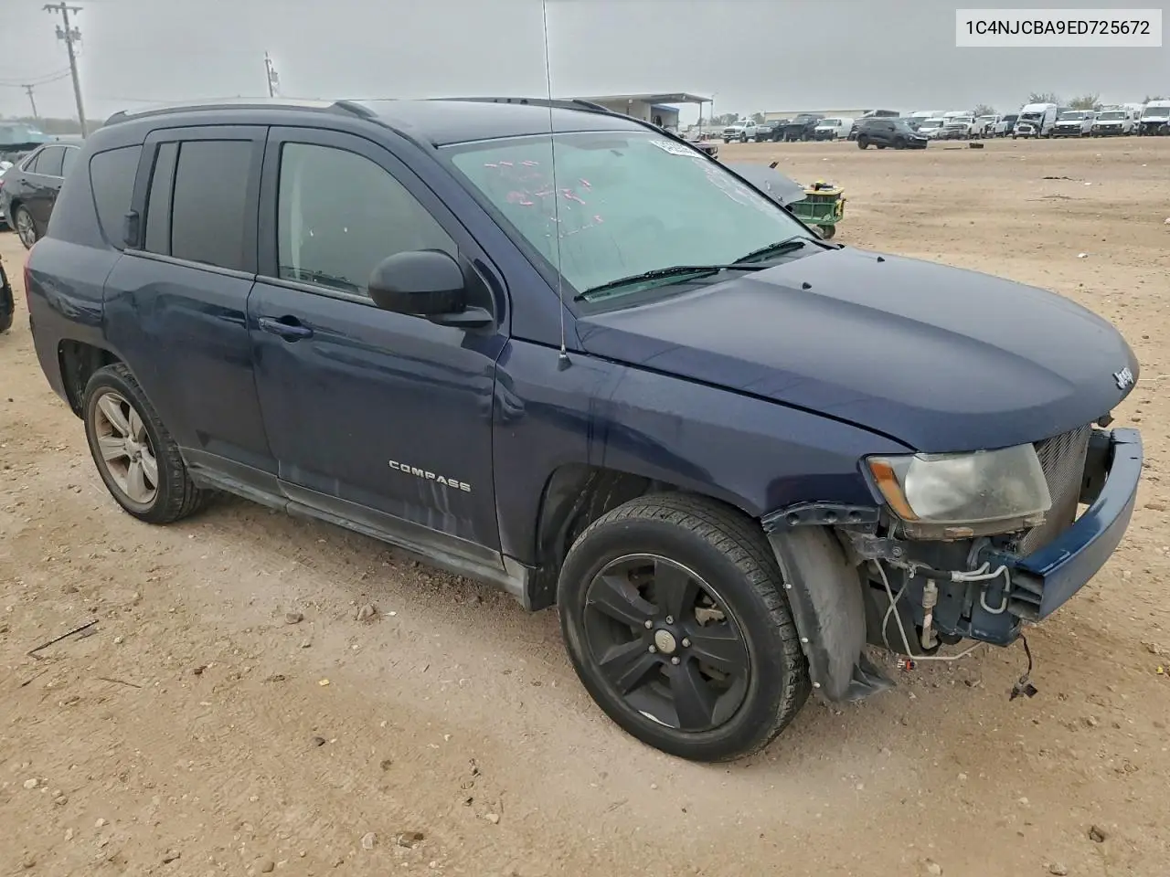 1C4NJCBA9ED725672 2014 Jeep Compass Sport