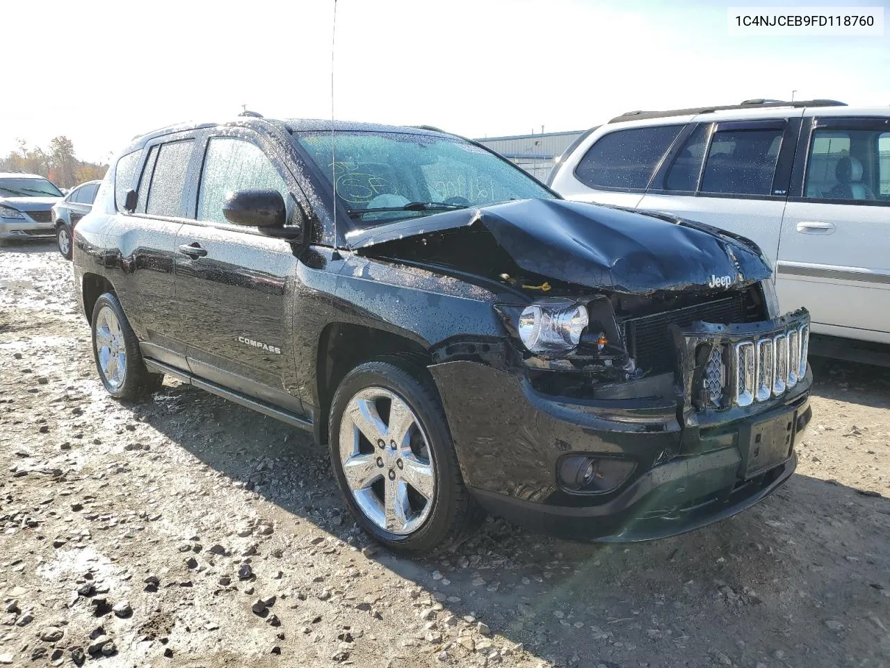 1C4NJCEB9FD118760 2015 Jeep Compass Latitude