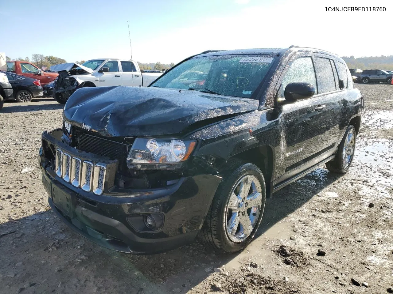 1C4NJCEB9FD118760 2015 Jeep Compass Latitude