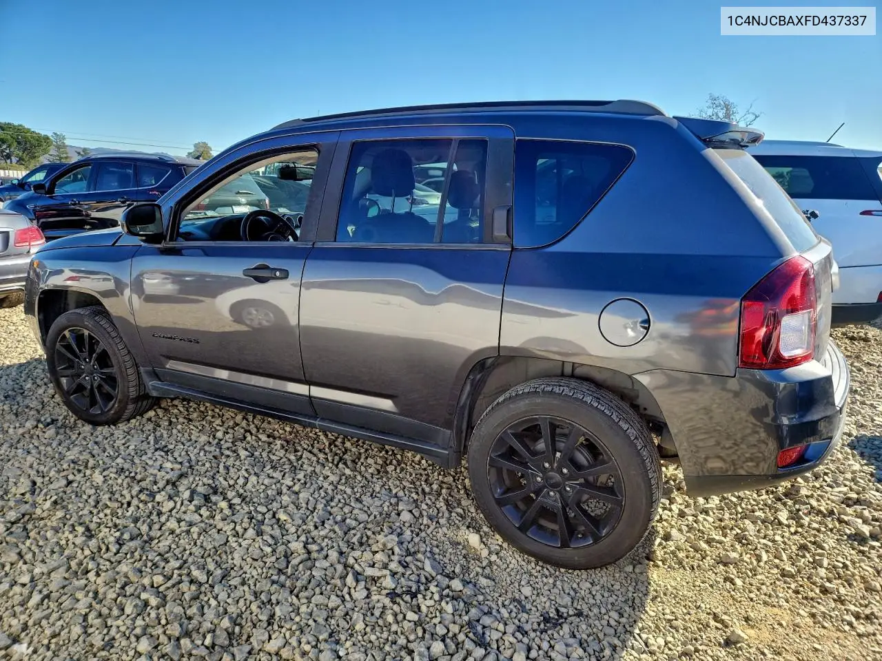 1C4NJCBAXFD437337 2015 Jeep Compass Sport