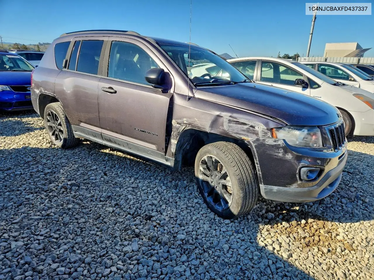 1C4NJCBAXFD437337 2015 Jeep Compass Sport