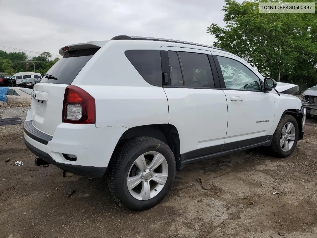 1C4NJDBB4GD500397 2016 Jeep Compass Sport