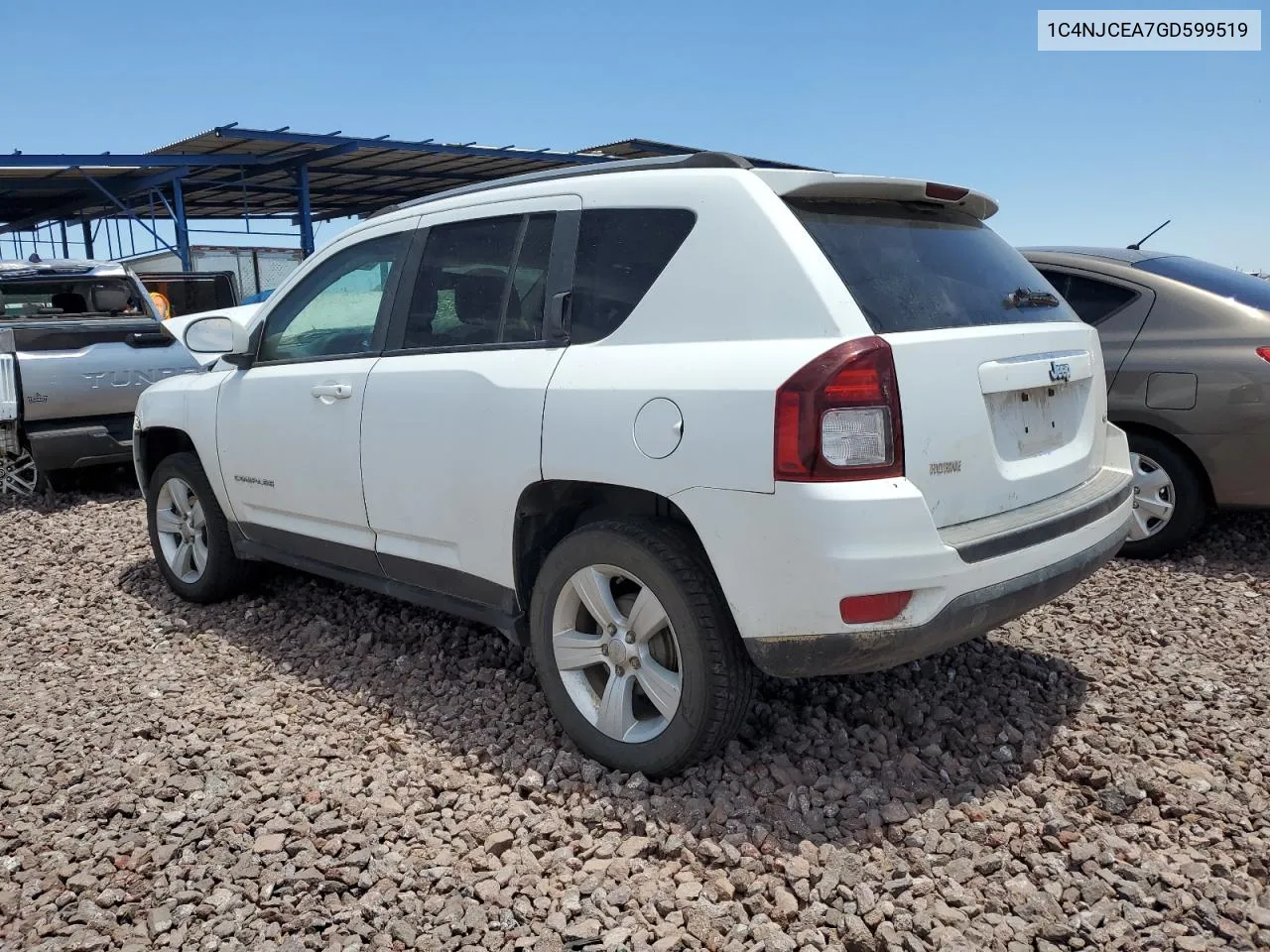 2016 Jeep Compass Latitude VIN: 1C4NJCEA7GD599519 Lot: 57789024