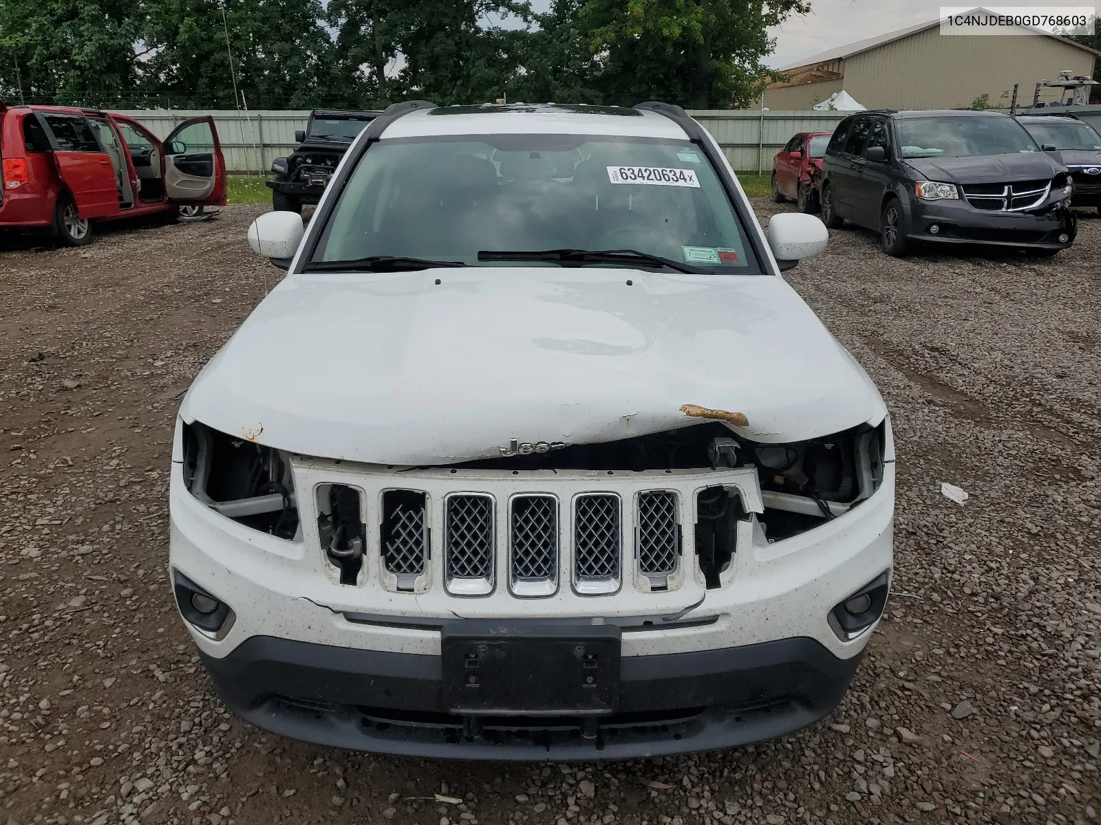 1C4NJDEB0GD768603 2016 Jeep Compass Latitude