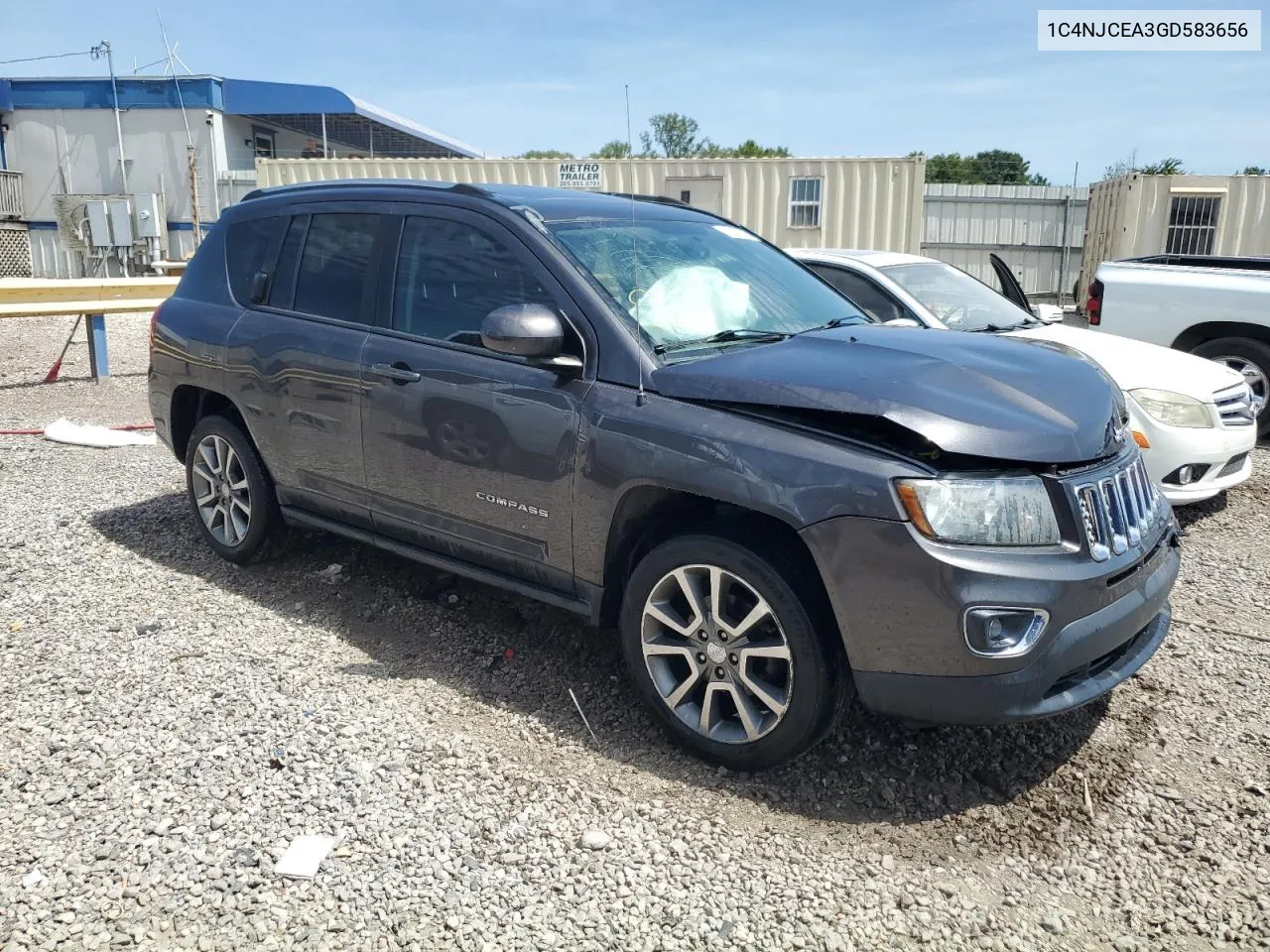 2016 Jeep Compass Latitude VIN: 1C4NJCEA3GD583656 Lot: 66579304