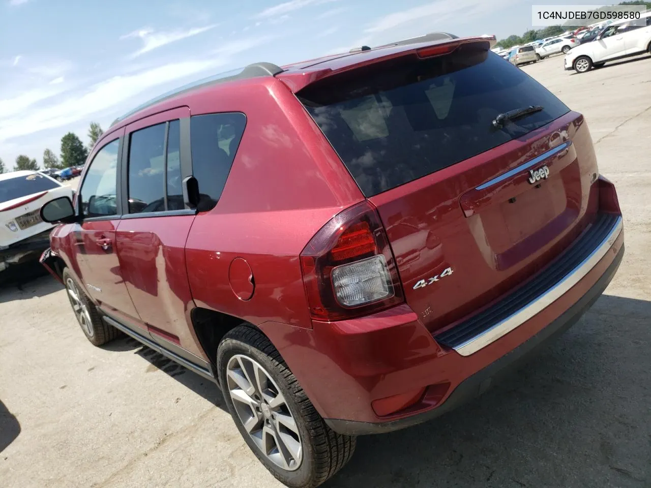 1C4NJDEB7GD598580 2016 Jeep Compass Latitude