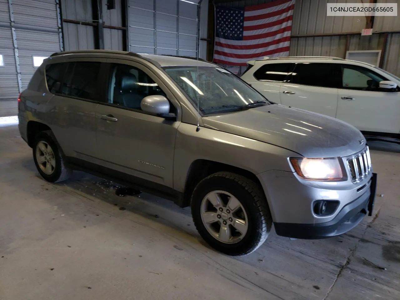 2016 Jeep Compass Latitude VIN: 1C4NJCEA2GD665605 Lot: 68825734