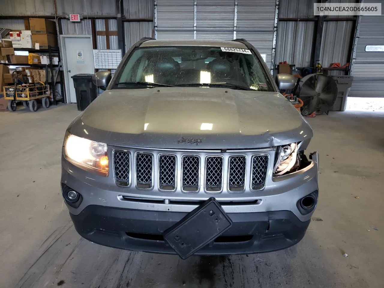 2016 Jeep Compass Latitude VIN: 1C4NJCEA2GD665605 Lot: 68825734