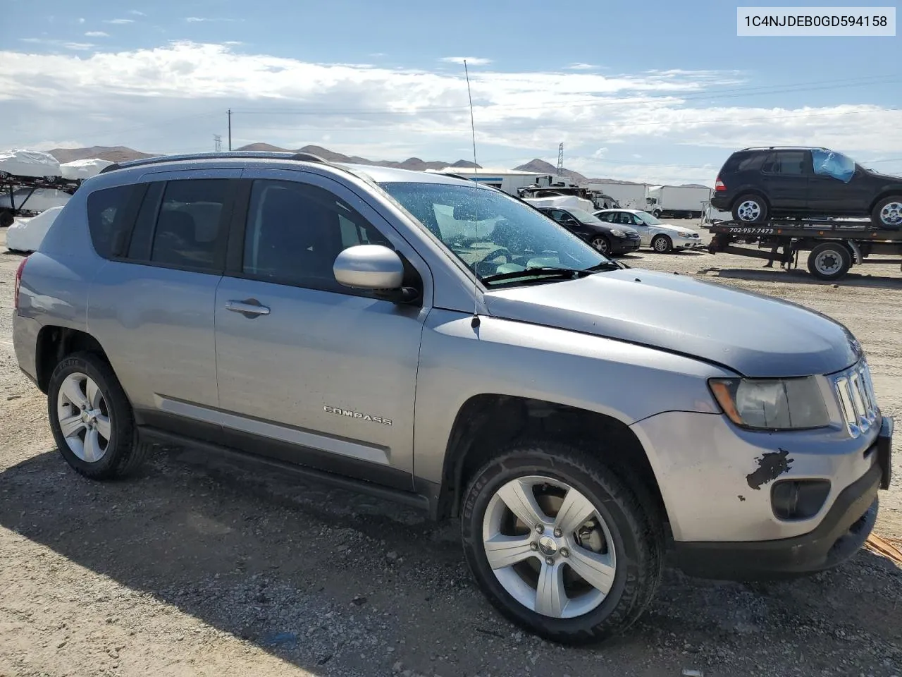 1C4NJDEB0GD594158 2016 Jeep Compass Latitude