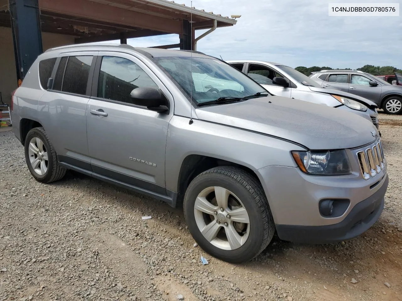 2016 Jeep Compass Sport VIN: 1C4NJDBB0GD780576 Lot: 70086334