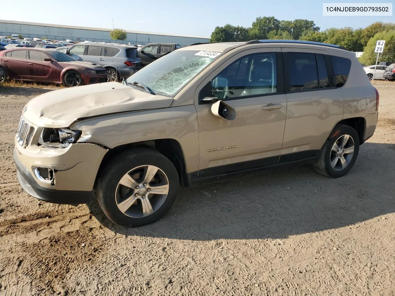 1C4NJDEB9GD793502 2016 Jeep Compass Latitude