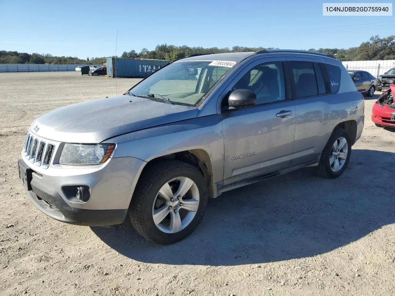 1C4NJDBB2GD755940 2016 Jeep Compass Sport