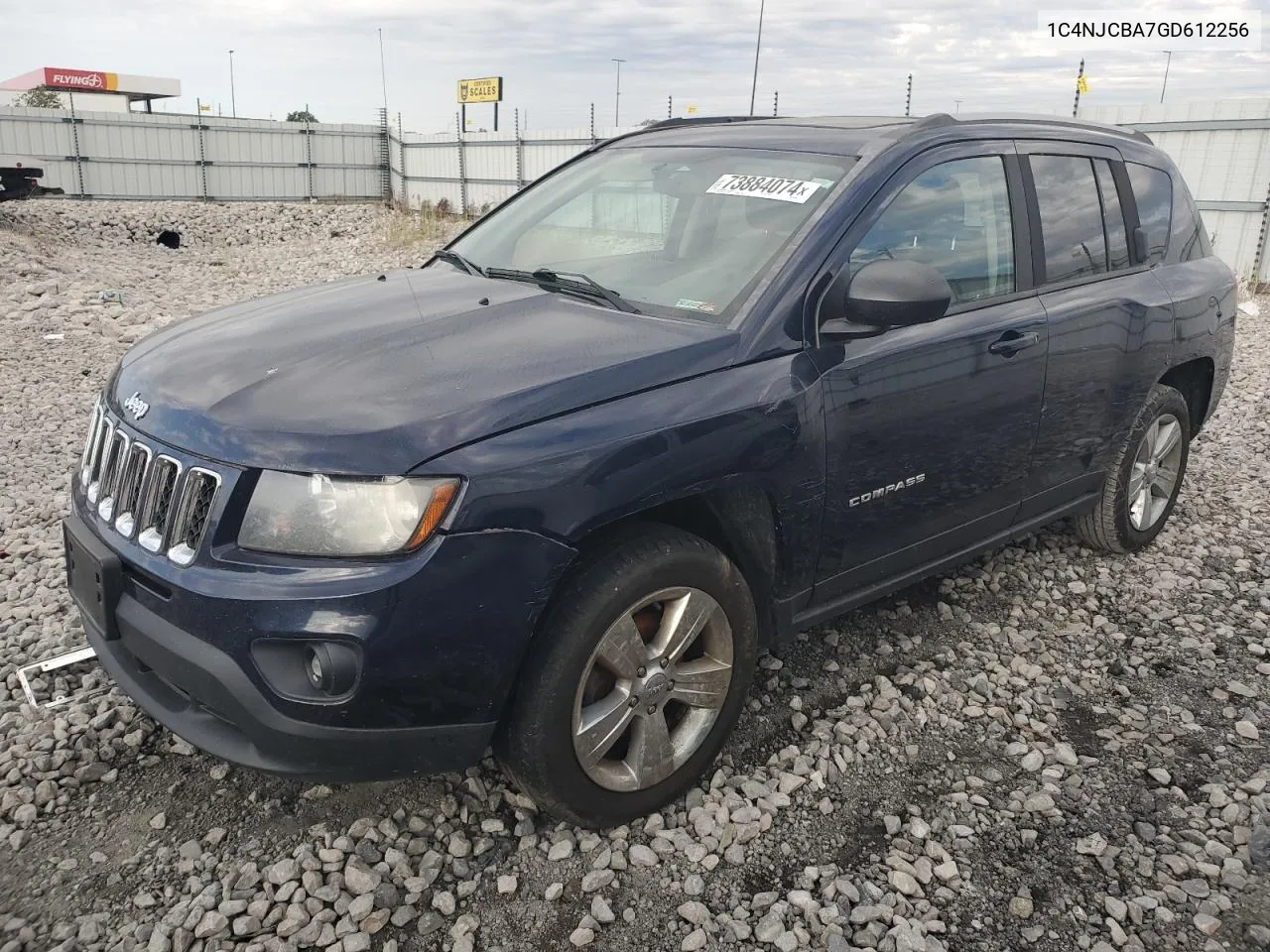 1C4NJCBA7GD612256 2016 Jeep Compass Sport