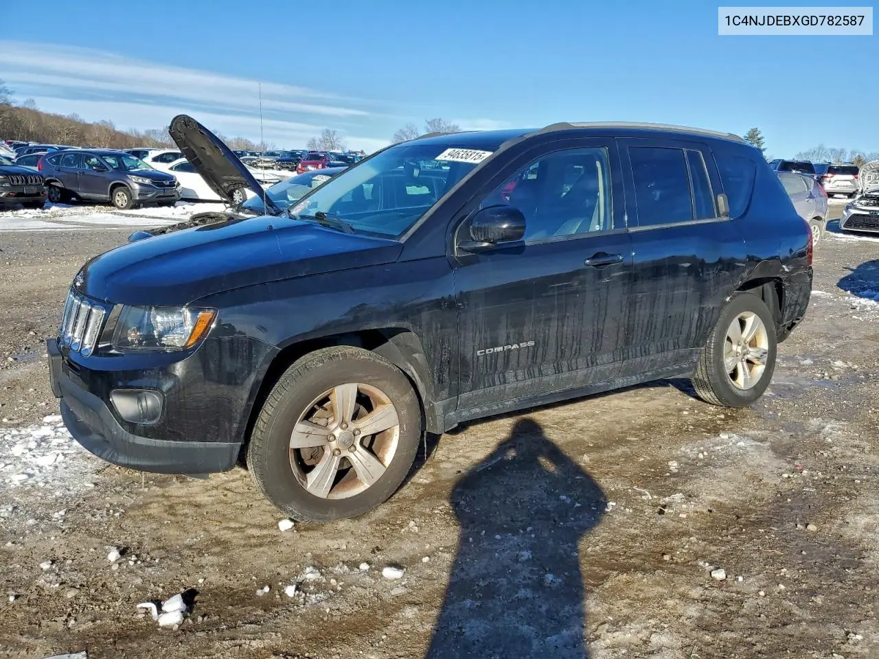 1C4NJDEBXGD782587 2016 Jeep Compass Latitude