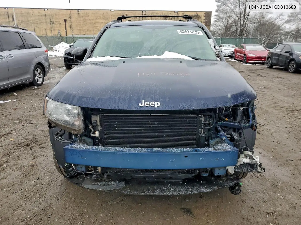 1C4NJCBA1GD813683 2016 Jeep Compass Sport