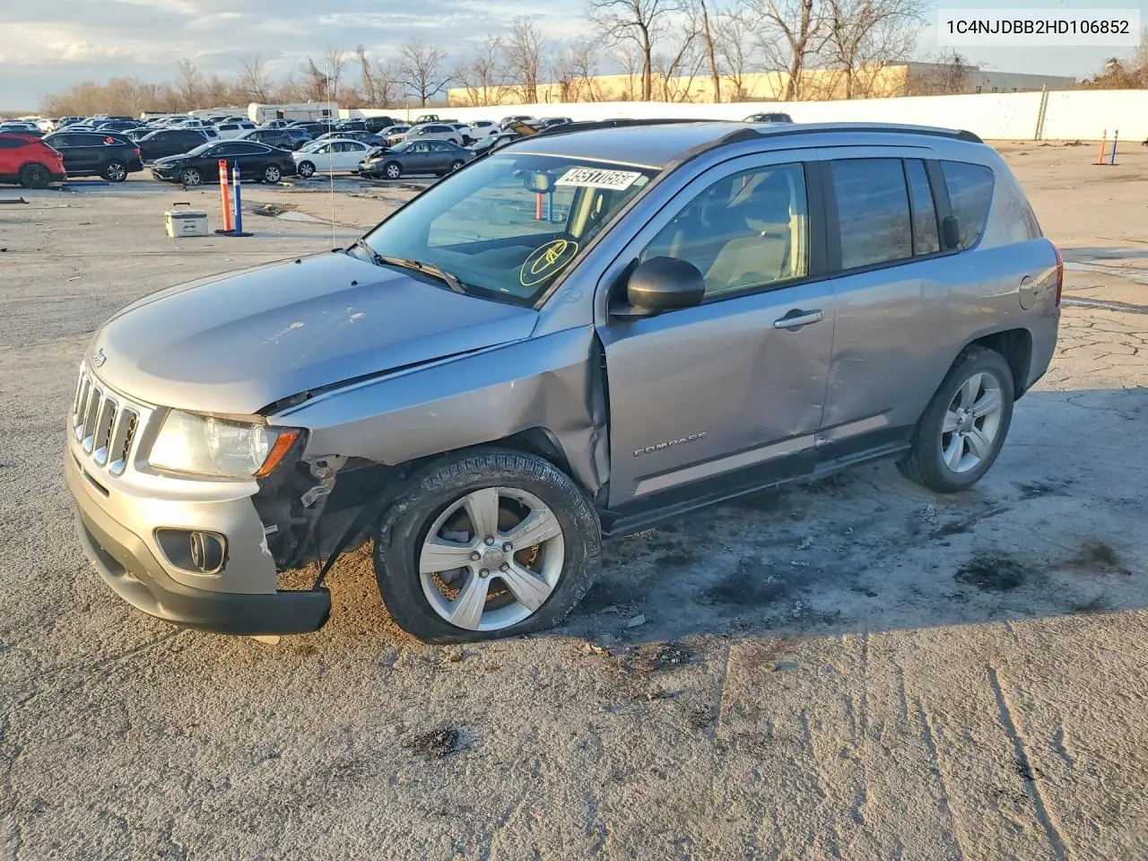 1C4NJDBB2HD106852 2017 Jeep Compass Sport