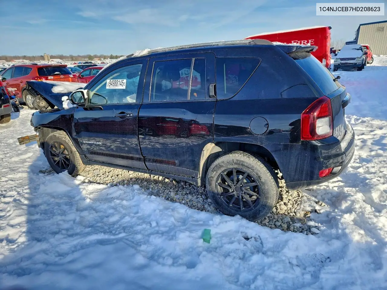 1C4NJCEB7HD208623 2017 Jeep Compass Latitude