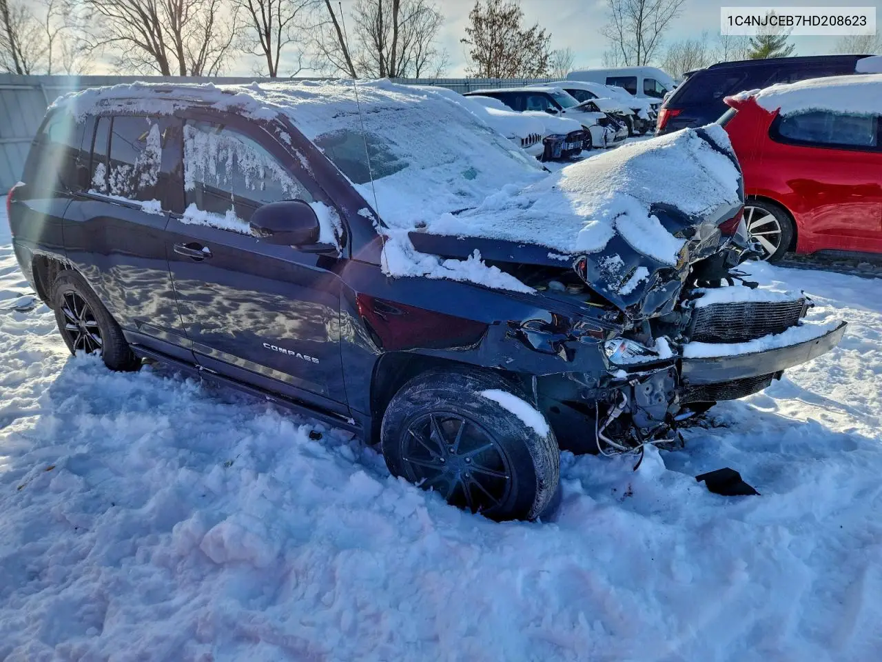 1C4NJCEB7HD208623 2017 Jeep Compass Latitude