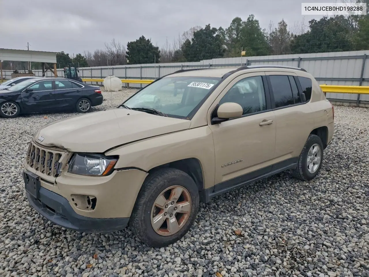 1C4NJCEB0HD198288 2017 Jeep Compass Latitude