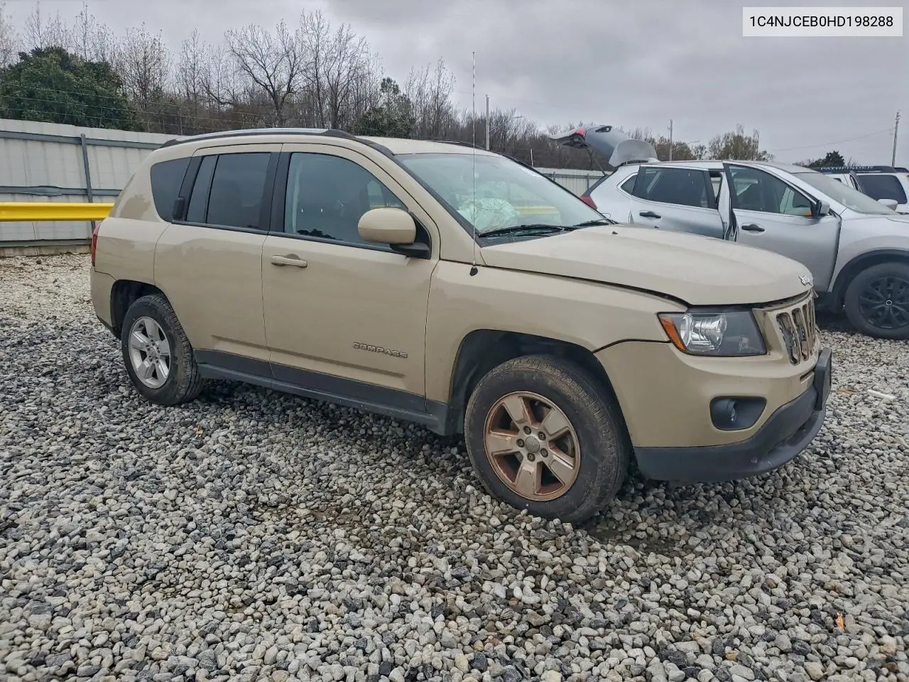1C4NJCEB0HD198288 2017 Jeep Compass Latitude