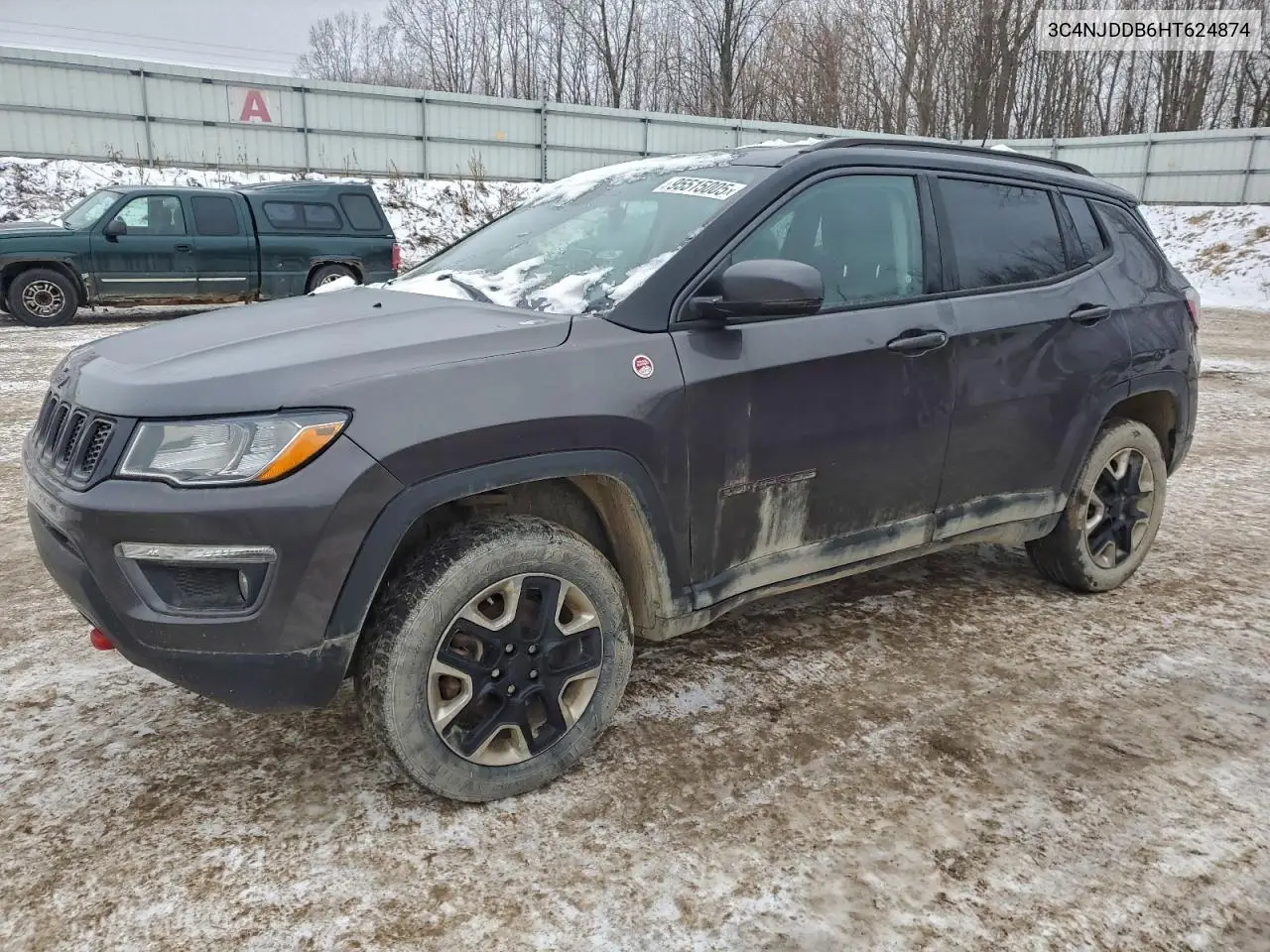 3C4NJDDB6HT624874 2017 Jeep Compass Trailhawk