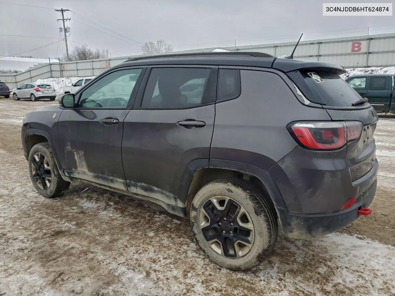 3C4NJDDB6HT624874 2017 Jeep Compass Trailhawk