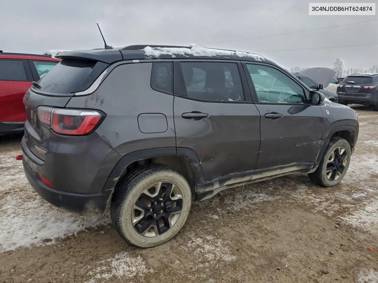 3C4NJDDB6HT624874 2017 Jeep Compass Trailhawk