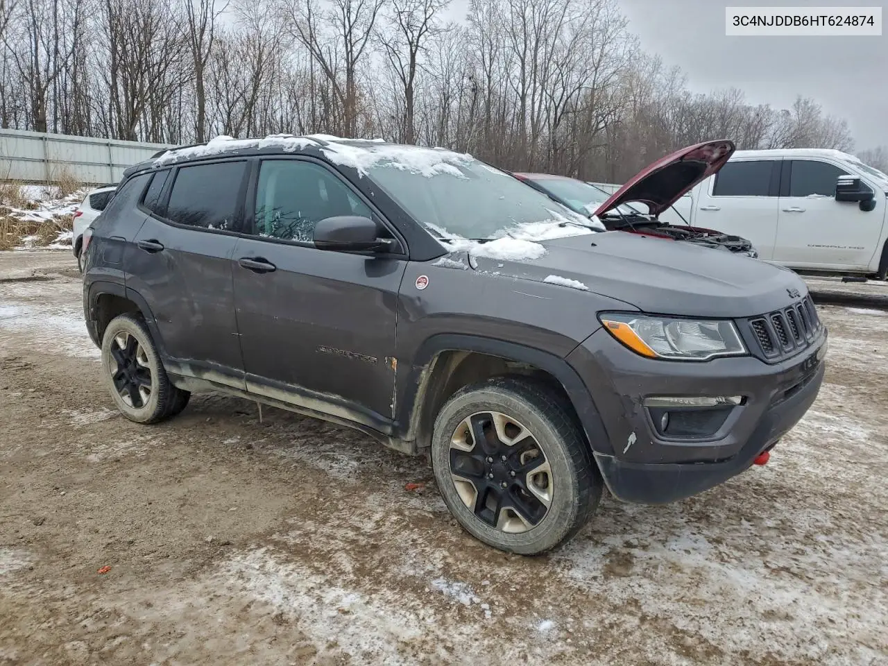 3C4NJDDB6HT624874 2017 Jeep Compass Trailhawk