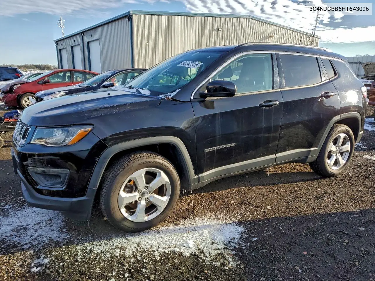 3C4NJCBB6HT643096 2017 Jeep Compass Latitude