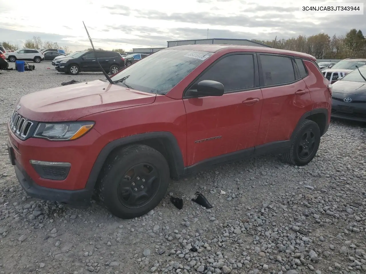 3C4NJCAB3JT343944 2018 Jeep Compass Sport