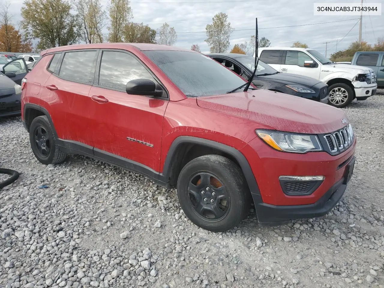 3C4NJCAB3JT343944 2018 Jeep Compass Sport