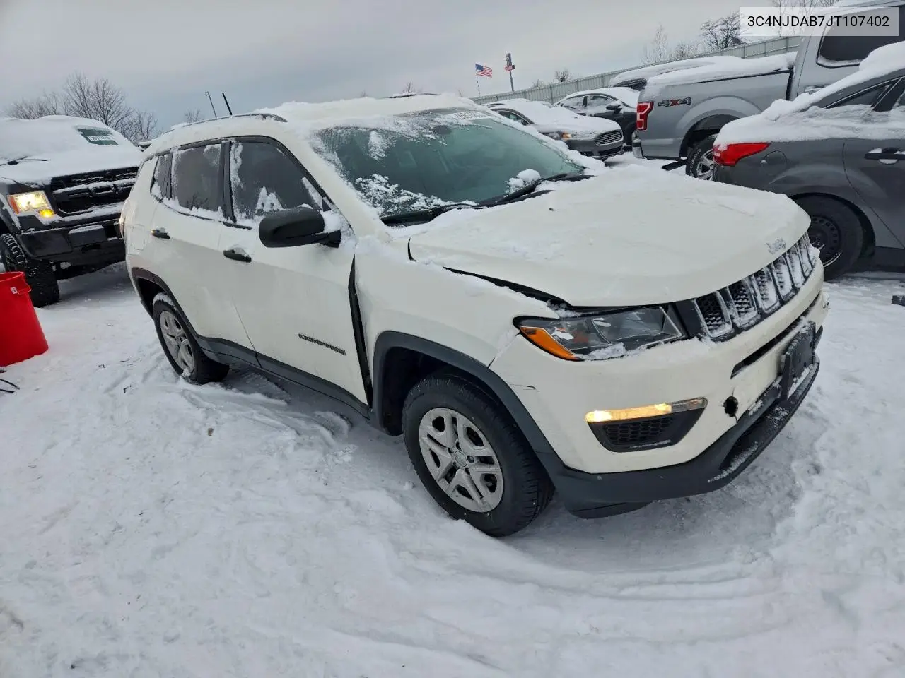3C4NJDAB7JT107402 2018 Jeep Compass Sport