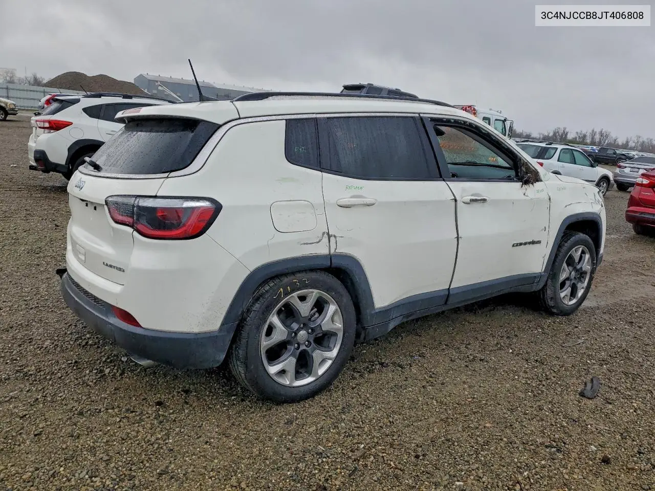 3C4NJCCB8JT406808 2018 Jeep Compass Limited