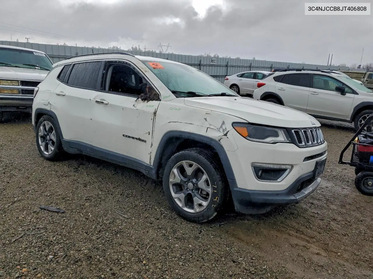 3C4NJCCB8JT406808 2018 Jeep Compass Limited