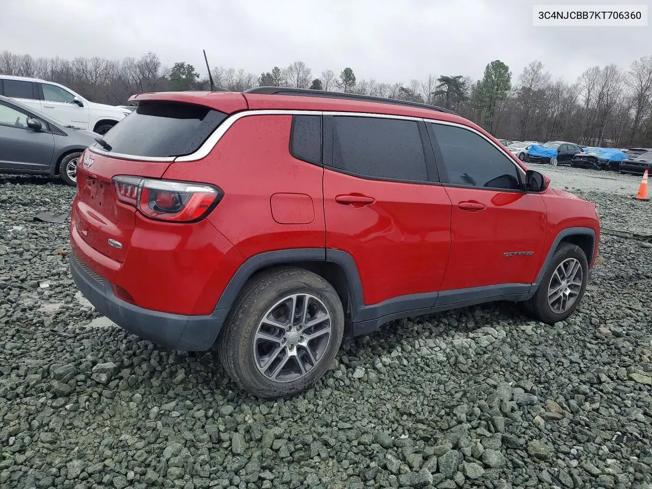 3C4NJCBB7KT706360 2019 Jeep Compass Latitude