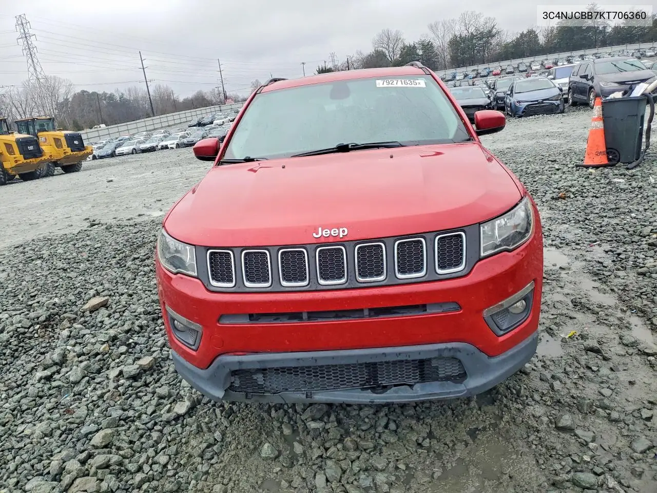 3C4NJCBB7KT706360 2019 Jeep Compass Latitude