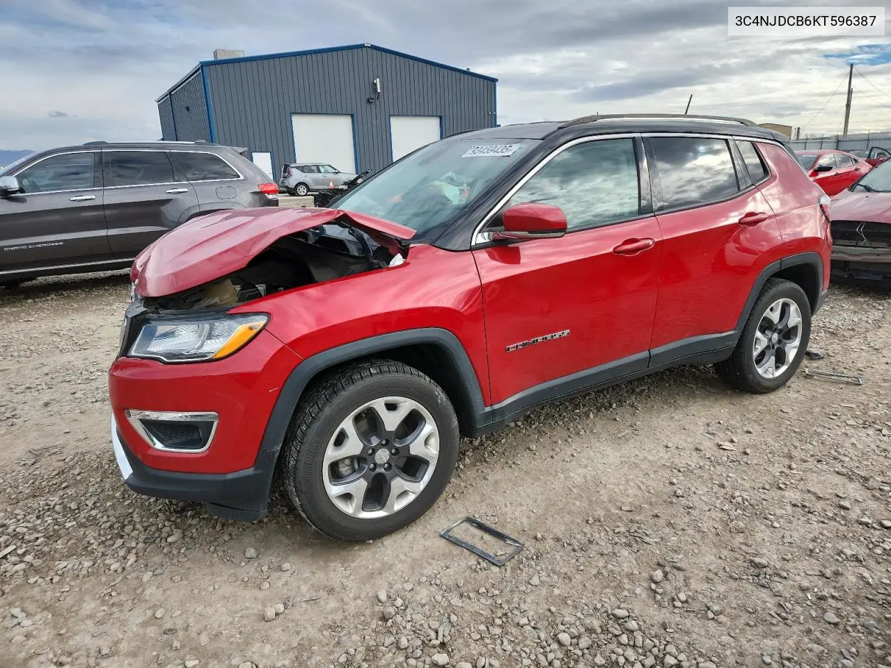 3C4NJDCB6KT596387 2019 Jeep Compass Limited