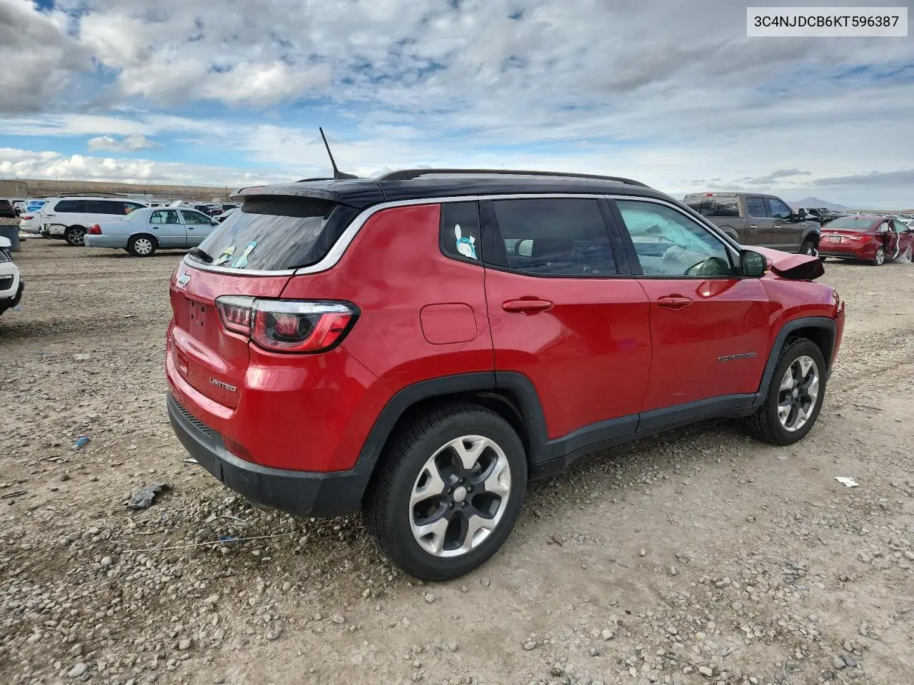 3C4NJDCB6KT596387 2019 Jeep Compass Limited