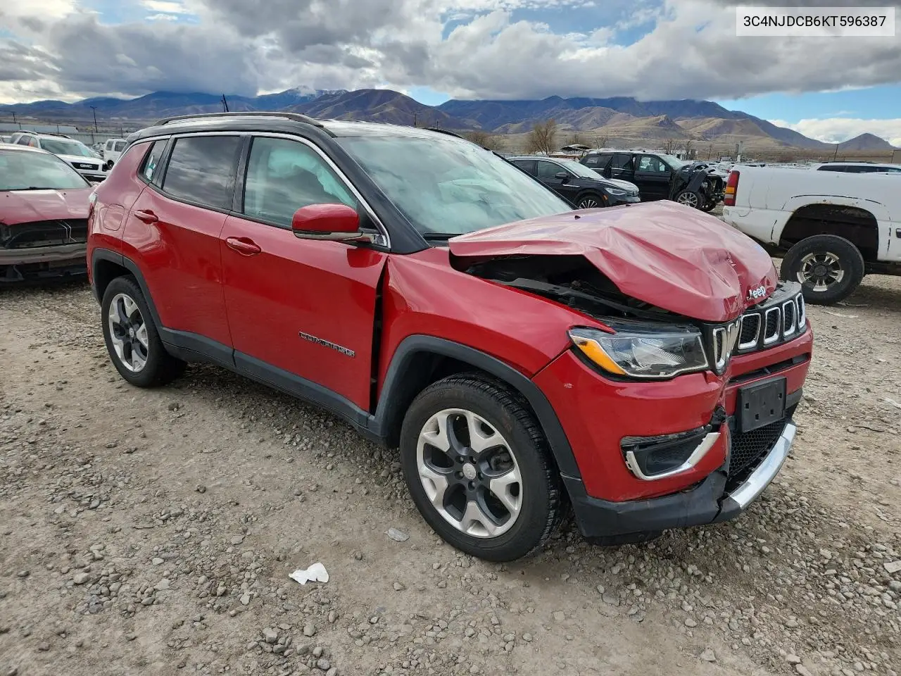 3C4NJDCB6KT596387 2019 Jeep Compass Limited
