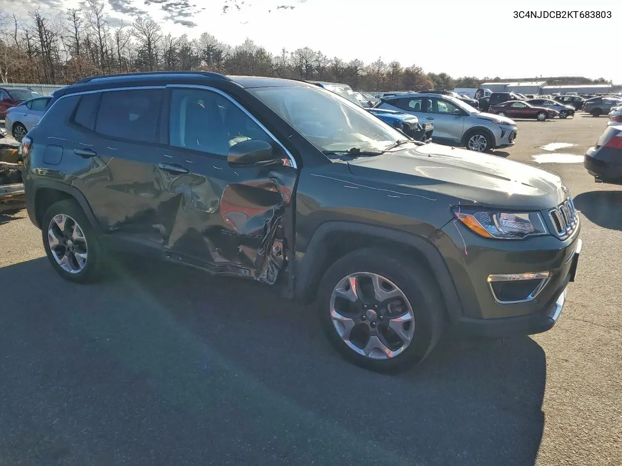 3C4NJDCB2KT683803 2019 Jeep Compass Limited