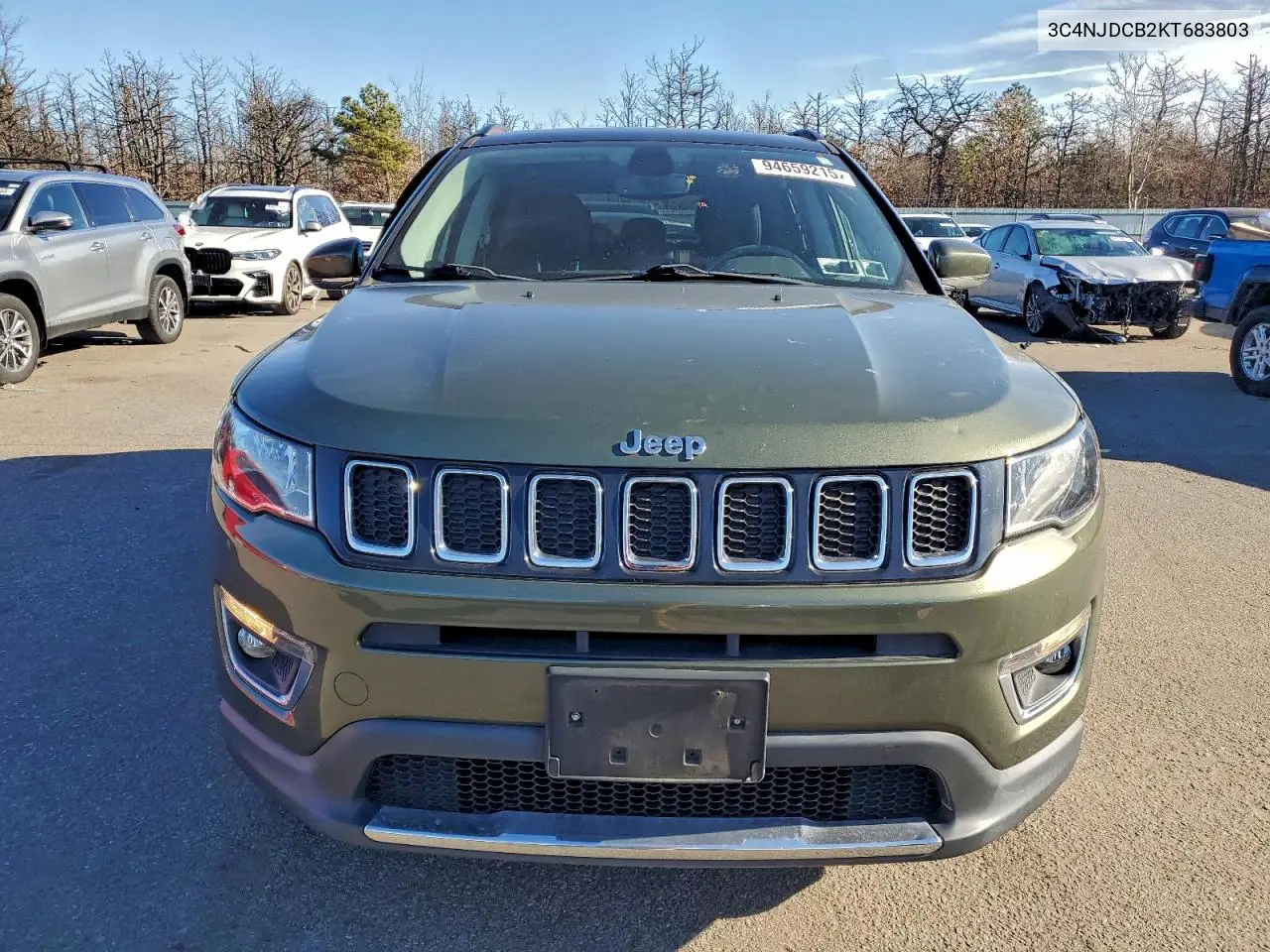 3C4NJDCB2KT683803 2019 Jeep Compass Limited